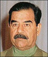 THIS is a photo of
Reagan's OTHER ally
SADDAM 'WMD' HUSSEIN